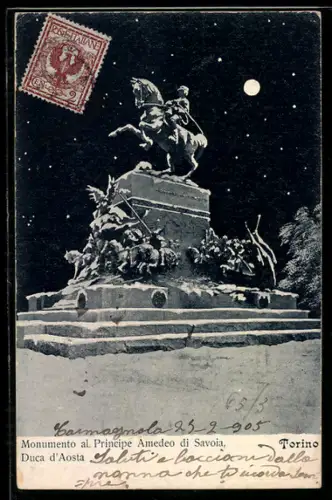 AK Torino, Monumento al Principe Amedeo di Savoia, Duca d`Aosta