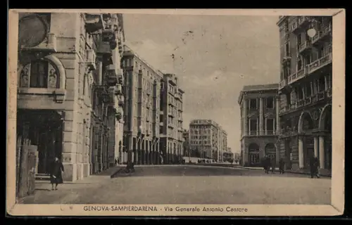 AK Genova-Sampierdarena, Via Generale Antonio Cantore