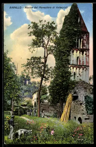 AK Rapallo, Rovine del Monastero di Vallecristi