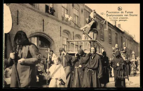 AK Furnes, Procession de Furnes, Le Christ prisonnier