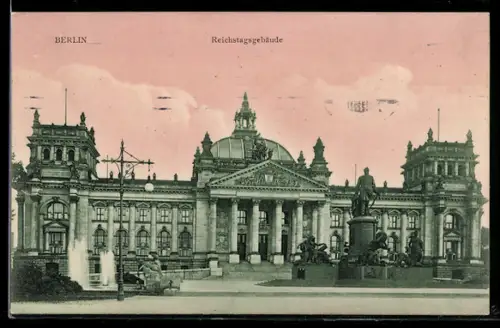 AK Berlin-Tiergarten, Reichstagsgebäude