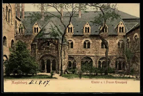 AK Magdeburg, Kloster u. l. Frauen Kreuzgang