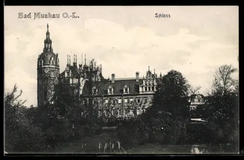 AK Bad Muskau /O.-L., Schloss