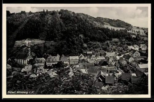 AK Wirsberg i. F., Ortsansicht, Kirche