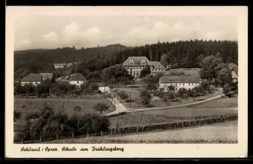 AK Sohland /Spree, Schule am Frühlingsberg