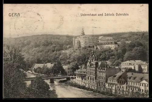 AK Gera, Untermhaus und Schloss Osterstein