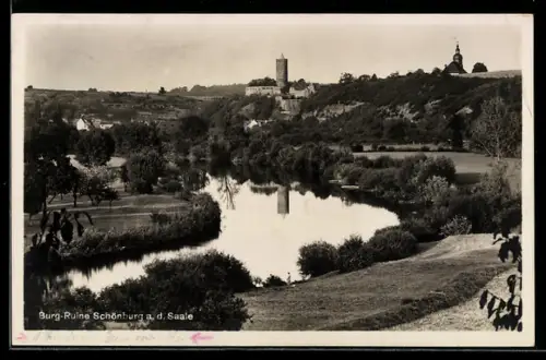 AK Schönburg a. d. Saale, Burg-Ruine
