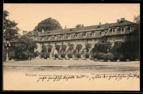 AK Weimar, Ehemaliges Haus der Freiin von Stein