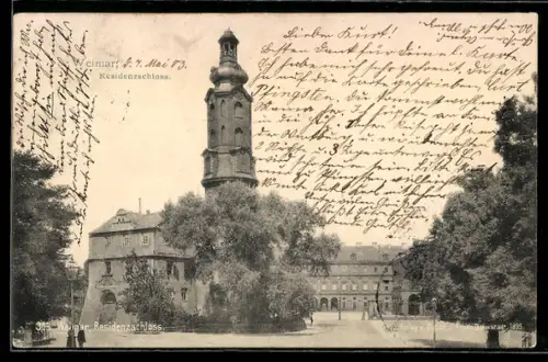 AK Weimar, Residenzschloss