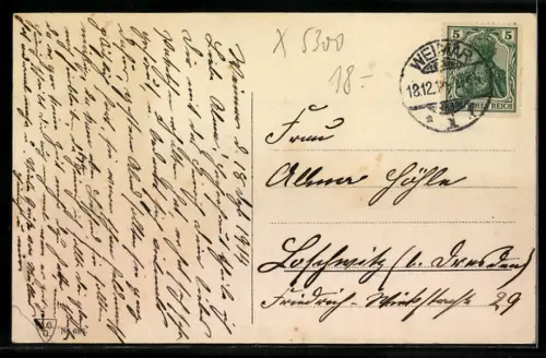 AK Weimar, Marktplatz