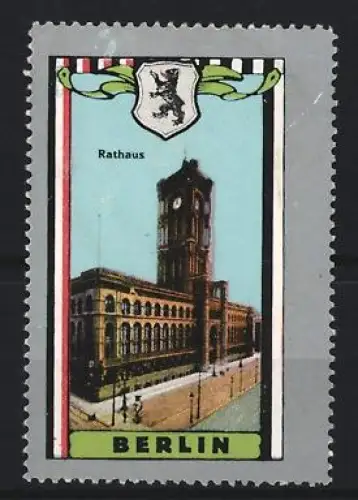 Reklamemarke Berlin, Ansicht vom Roten Rathaus