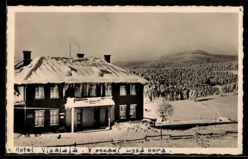 AK Krásná pod Lysou horou, Hotel Visalaja