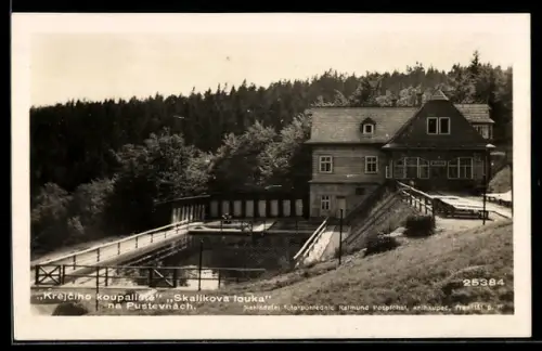 AK Pustevny, Krejciho koupaliste, Skalikova louka