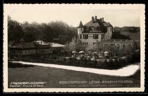 AK Konstantinsbad, Hotel Elissenhof Franz Urban