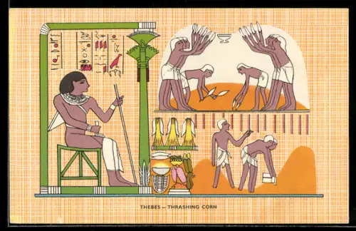 AK Thebes, thrashing corn