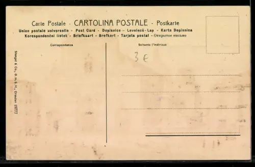 Lithographie Messina, la Cattedrale