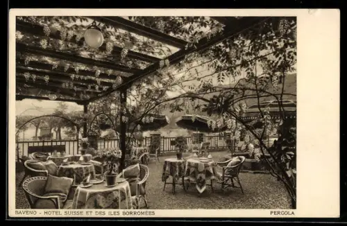 AK Saveno, Hotel Suisse et des iles Borromées, Pergola