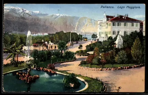 AK Pallanza, Ortsansicht, Lago Maggiore