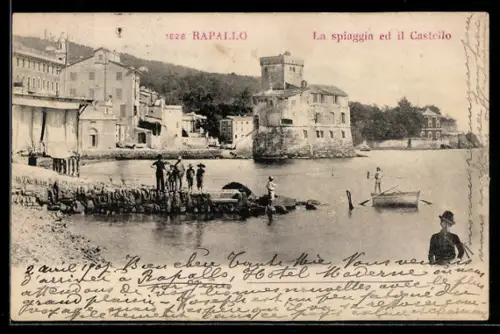 AK Rapallo, la Spiaggia ed il Castello