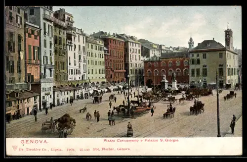 AK Genova, Piazza Caricamento e Palazzo S. Giorgio