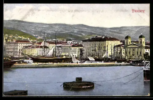 AK Trieste, Il porto, Panorama
