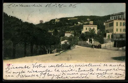 AK Bordighera, Strada al Capo e Ville