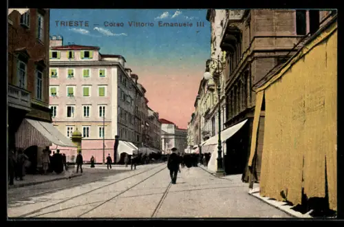 AK Trieste, Corso Vittorio Emanuele III