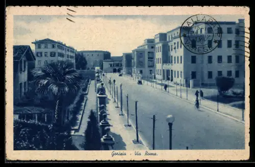 AK Gorizia, Via Roma, Strassenpartie