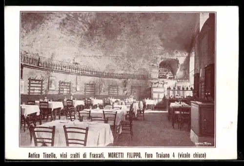 AK Roma, Antico Tinello, vini scelti di frascati, Moretti Filippo, Foro Traiano 4