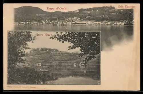 AK Orta Novarese /Lago d`Orta, Panorama, Sacro Monte