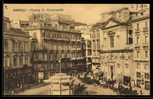 AK Napoli, piazza S. Ferdinando, scuola Internazionale