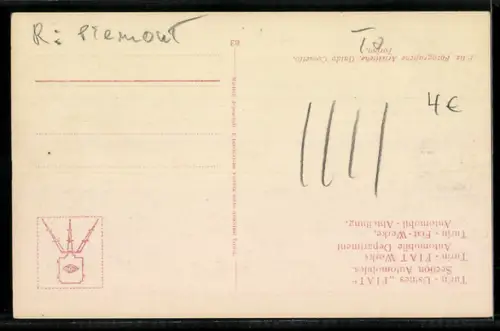 AK Turin, FIAT Works Automobile Department