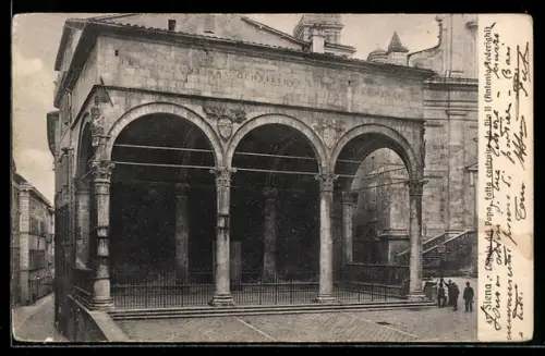 AK Siena, Loggia del Papa, fatta costruire da Pio II