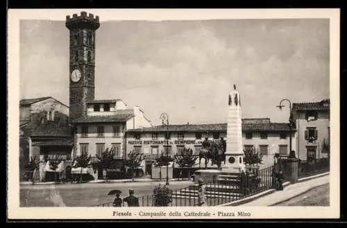 AK Fiesole, Campanile della Cattedrale, Piazza Mino