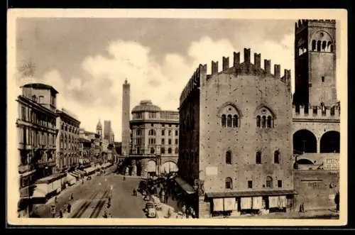 AK Bologna, Via Rizzoli, Palazzo Re Enzo