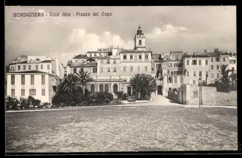 AK Bordighera, Citta Alta, Piazza del Capo