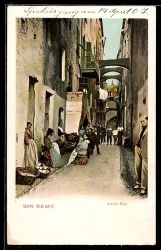 AK San Remo, Vieille Rue