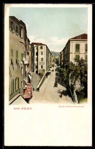 AK San Remo, Corso Vittorio Emanuele