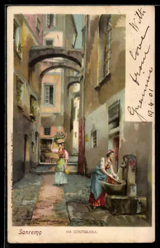Lithographie Sanremo, Via Costiglioli