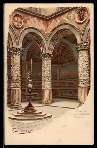 AK Firenze, Cortile di Palazo Vecchio