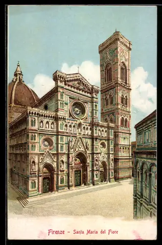 Künstler-AK Firenze, Santa Maria del Fiore