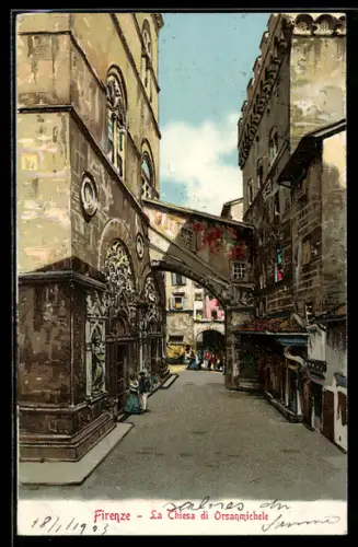 Lithographie Firenze, La Chiesa di Orsanmichele