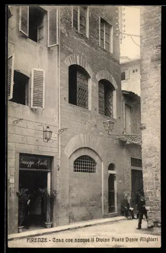 AK Firenze, Casa ove nacque il Divino Poeta Dante Alighieri