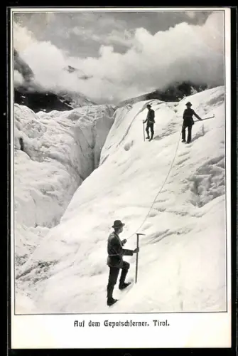 AK Skiläufer auf dem Gepatschferner