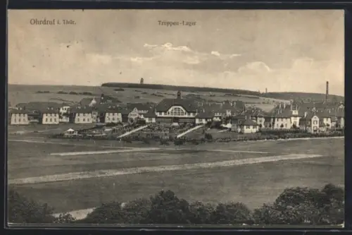 AK Ohrdruf i. Thür., Truppen-Lager
