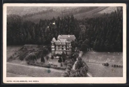 AK Bad Berka, Hotel Wilhelmsburg H. Porter