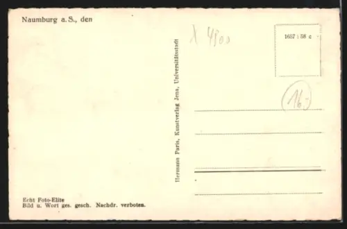 AK Naumburg, Markt mit Rathaus