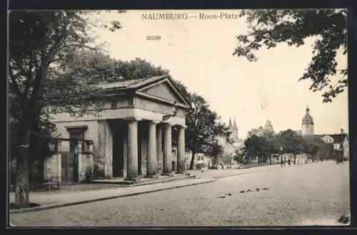 AK Naumburg, Partie am Roon-Platz
