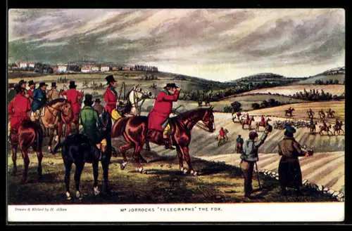 AK Mr. Jorrocks Telegraphs the Fox, Jagd