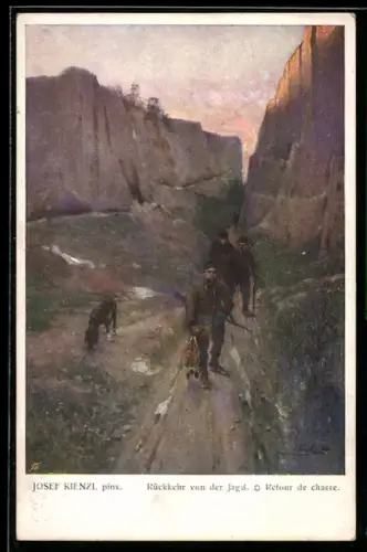 AK Rückkehr von der Jagd, Berglandschaft